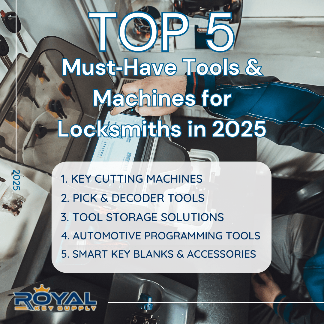 🛠️ Top 5 Must‑Have Tools & Machines for Locksmiths in 2025 - Royal Key Supply
