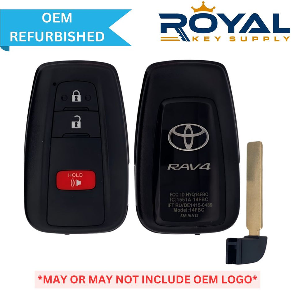 Toyota Refurbished OEM 2022-2024 RAV4 Smart Key 3B FCCID: HYQ14FBC-0351 PN# 8990H-0R010