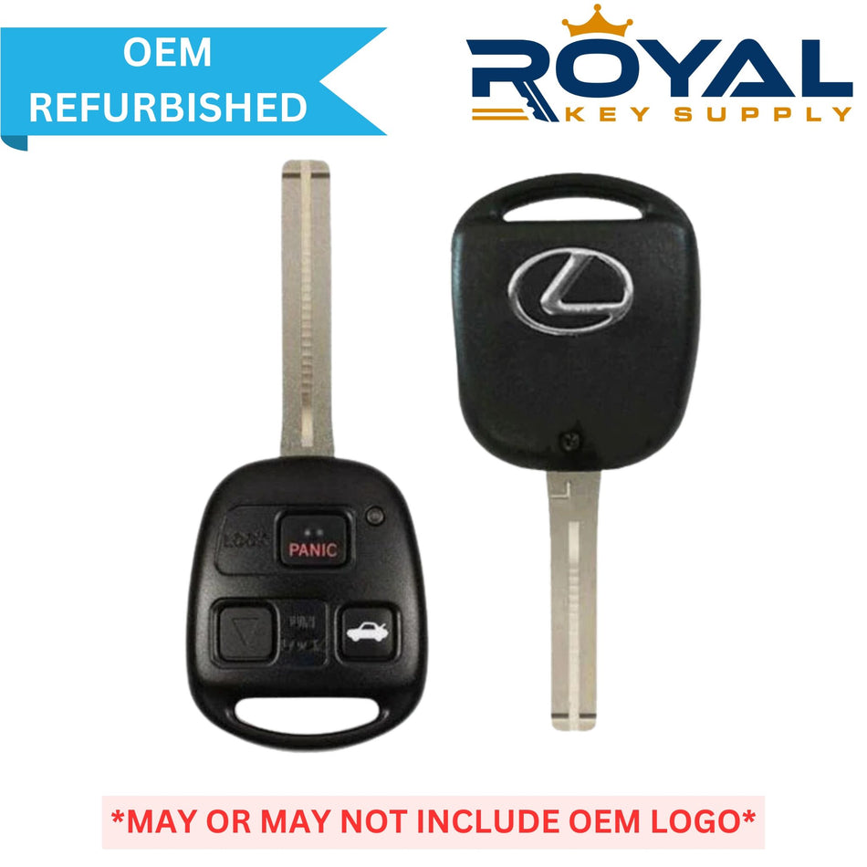 Lexus Refurbished OEM 1998-2001 ES300, SC300, SC400 Remote Head Key (Long Blade) 3 Button FCCID: HYQ1512V PN# 89070-33470