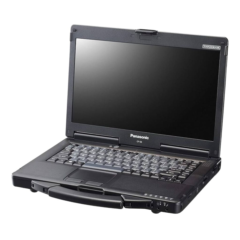 Panasonic Toughbook CF 53 MK4, i5 4310M 2.00GHz, 14In HD Touchscreen, 8GB, 256GB SSD, Windows 10 Pro, Wi Fi, Bluetooth, DVD, GPS, 4G LTE (Refurbished) - Royal Key Supply