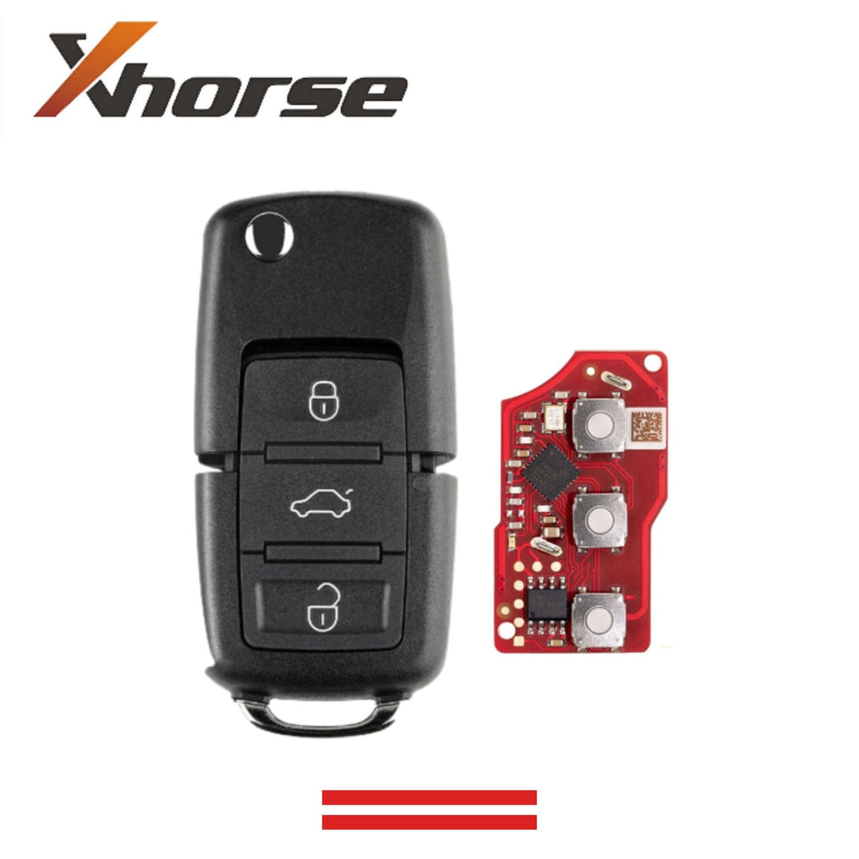 Xhorse - Volkswagen Universal Wire Remote - B5 Type / 2nd Generation Red Board (XKB520EN)