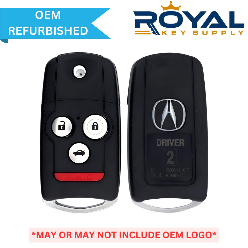 Acura Aftermarket 2009-2014 TSX Remote Flip Key 4B Trunk FCCID: MLBHLIK-1T PN# 35113-TL0-A10