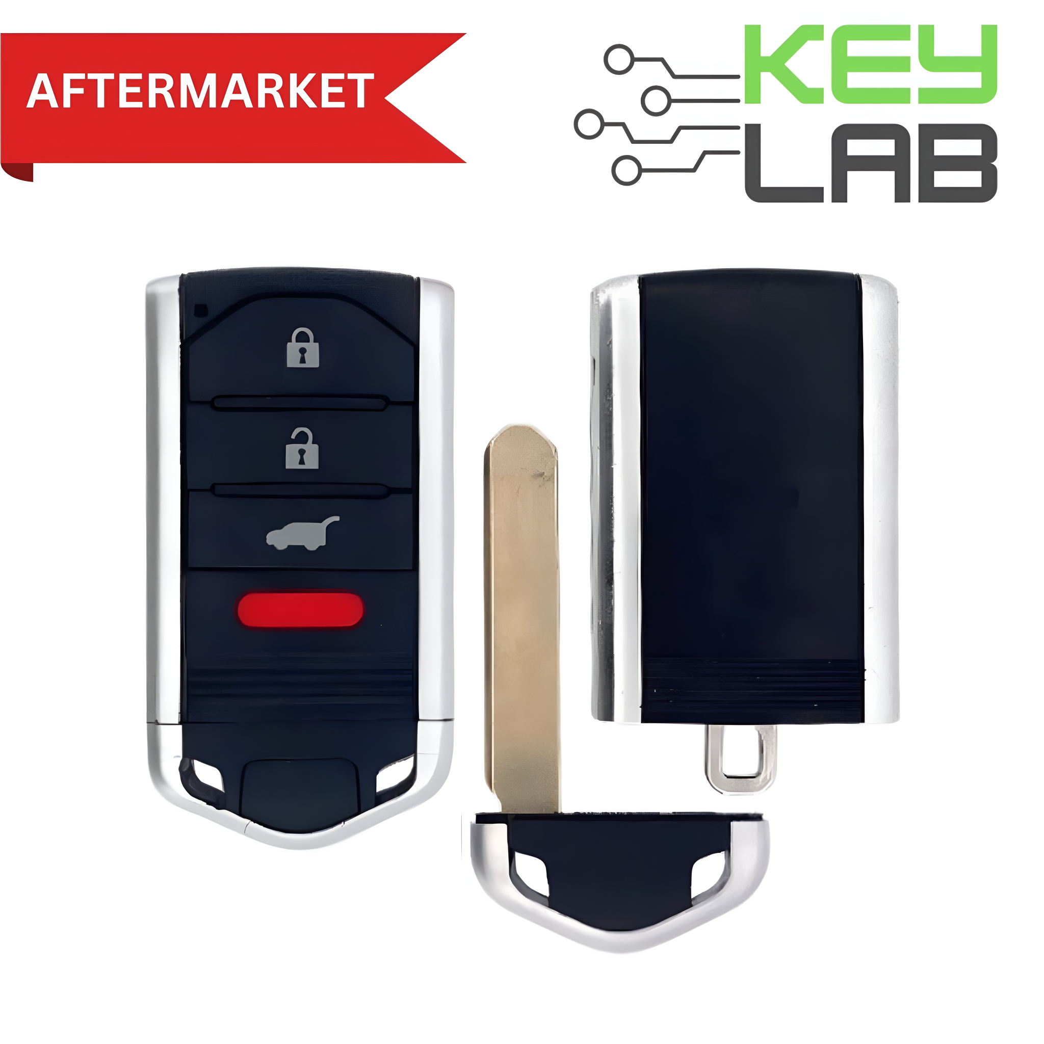 Acura Aftermarket 2010-2013 ZDX Smart Key 4B Hatch FCCID: M3N5WY8145 PN# 72147-SZN-A71