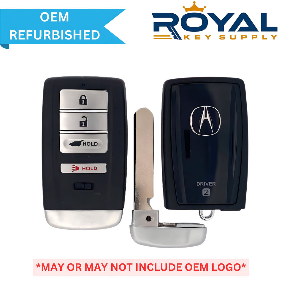 Acura Refurbished 2014-2020 MDX, RDX Smart Key (Memory 2) 4B Hatch FCCID: KR5V1X PN# 72147-TZ5-A01, 72147-TZ5-A11 - Royal Key Supply