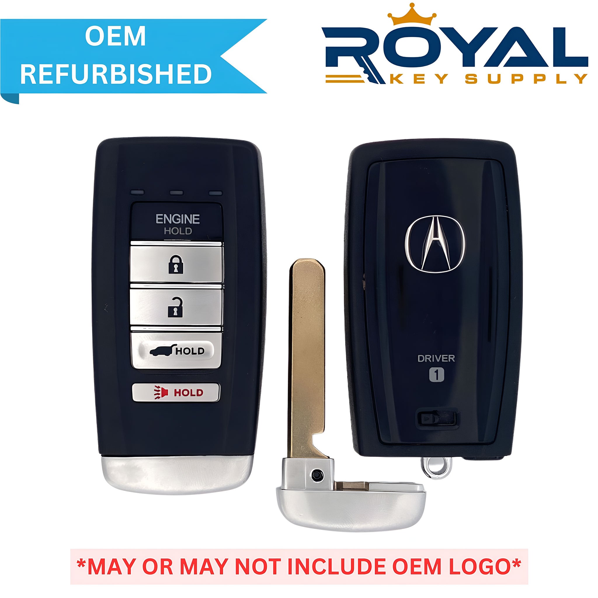 Acura Refurbished 2014-2015 MDX Smart Key (Memory 1) 5B Remote Start/Hatch FCCID: KR537924100 PN# 72147-TZ6-A51, 72147-TZ6-A61 - Royal Key Supply