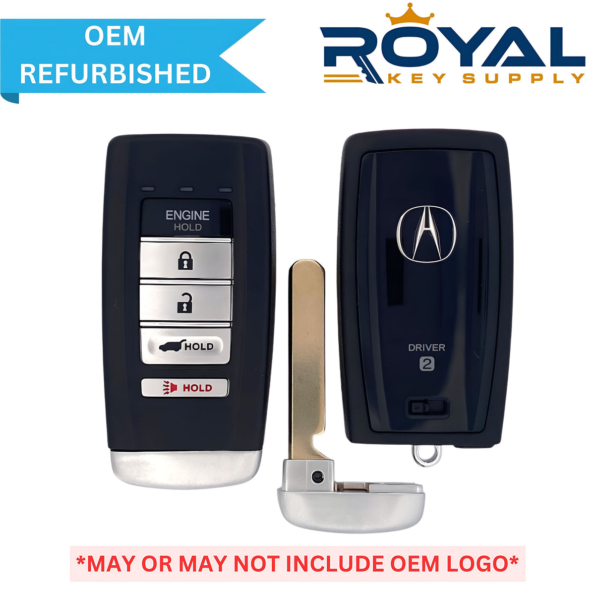 Acura Refurbished 2014-2015 MDX Smart Key (Memory 2) 5B Remote Start/Hatch FCCID: KR537924100 PN# 72147-TZ6-A51, 72147-TZ6-A61 - Royal Key Supply