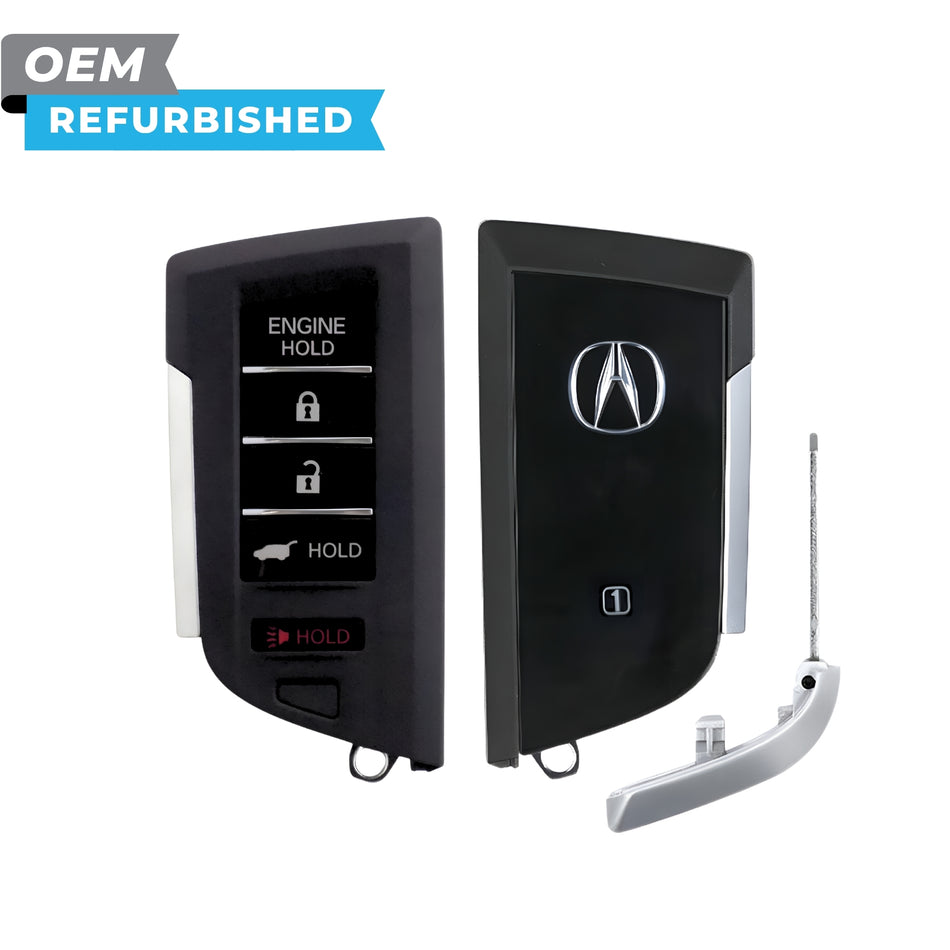Acura MDX 2022-2023 reacondicionado Llave inteligente (memoria 1) 5B Retención del motor/escotilla FCCID: KR5BTP PN# 72147-TYA-C01