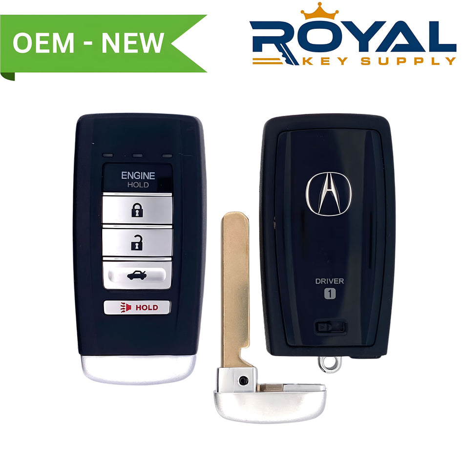 Acura New OEM 2018-2022 TLX (V6 Advance Package) 2-Way Smart Key (Memory 1) 5B Trunk/Remote Start FCCID: KR5995364 PN# 72147-TZ3-A71 - Royal Key Supply