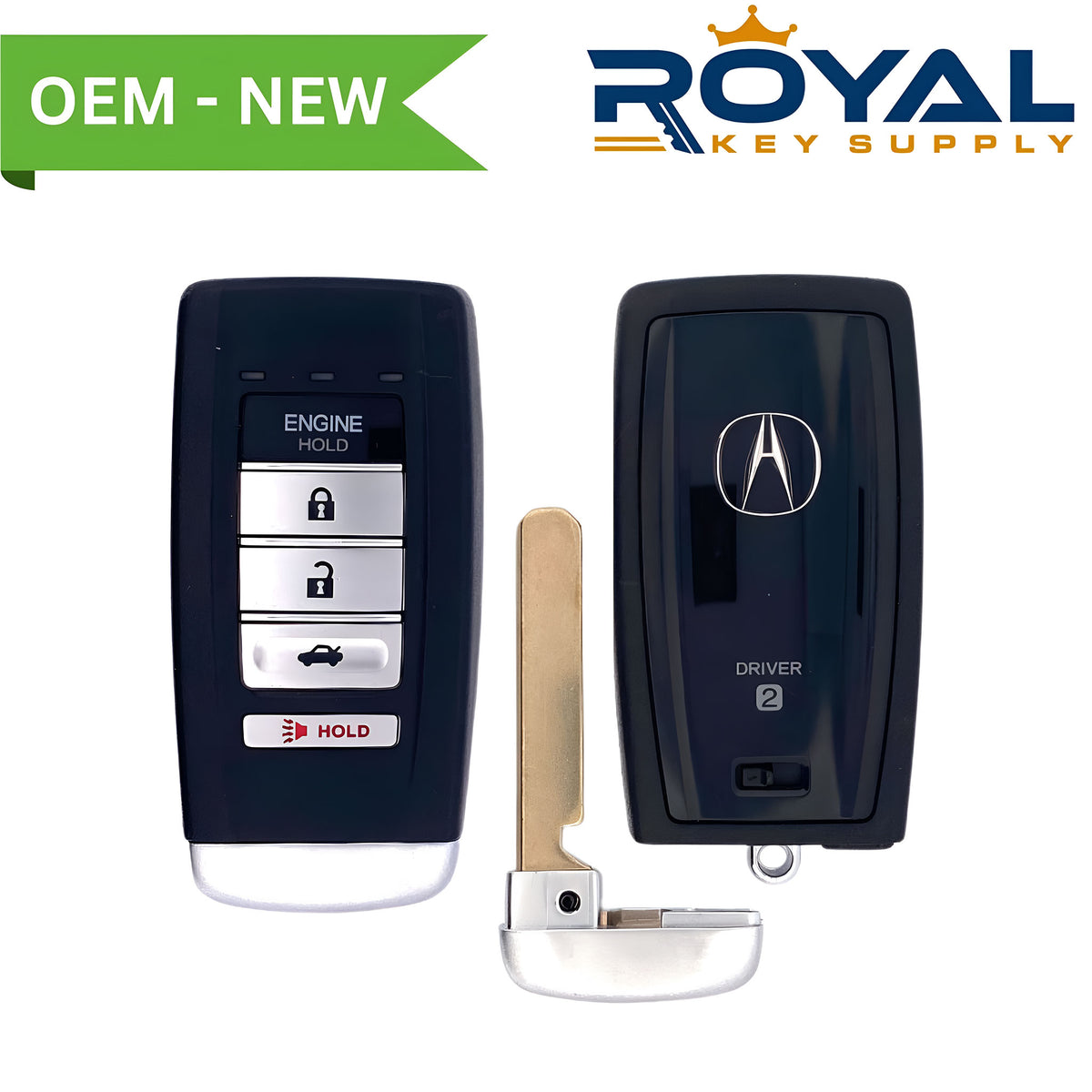 Acura New OEM 2018-2022 TLX (V6 Advance Package) 2-Way Smart Key (Memory 2) 5B Trunk/Remote Start FCCID: KR5995364 PN# 72147-TZ3-A81 - Royal Key Supply
