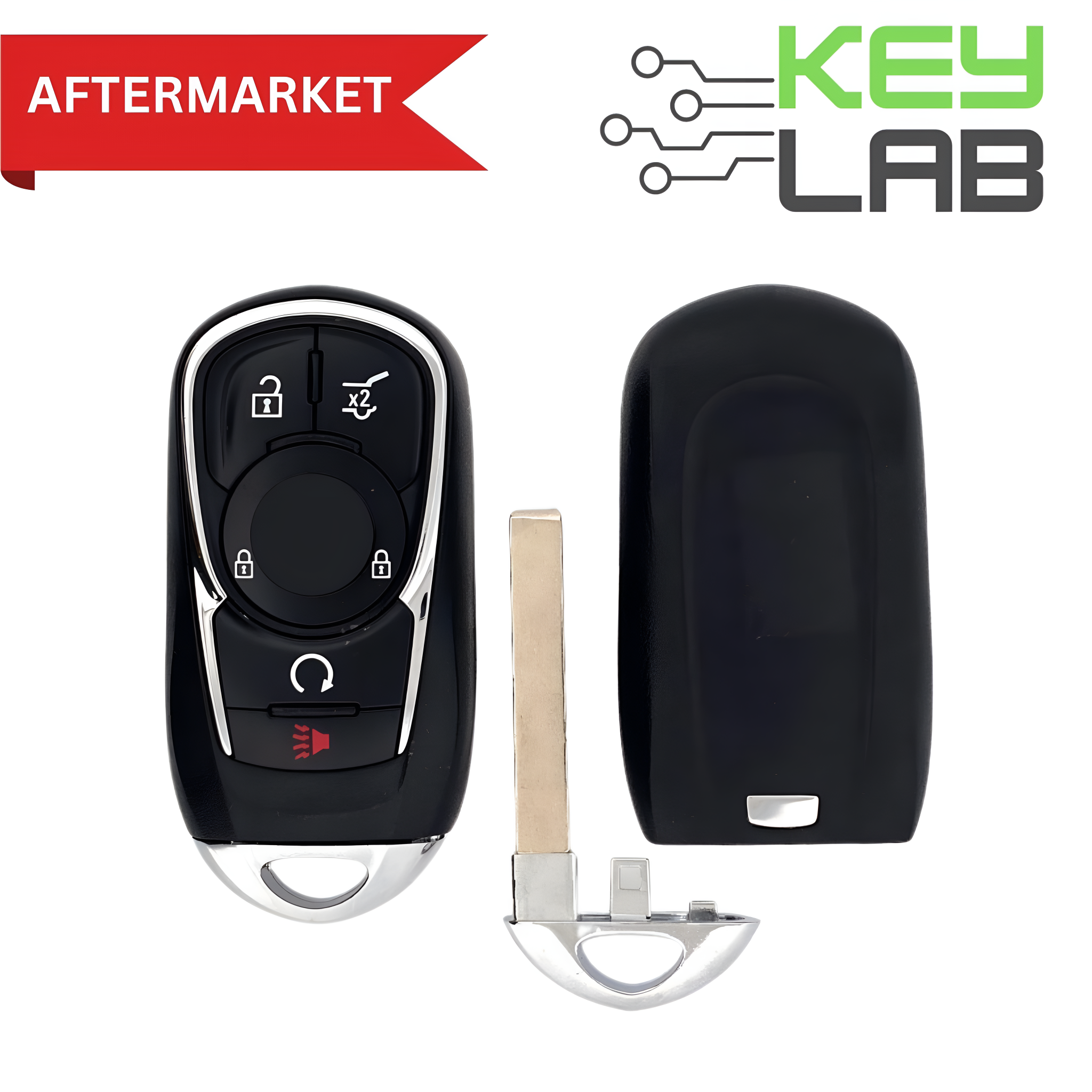 Buick Aftermarket 2017-2020 Envision Smart Key 5B Hatch/Remote Start FCCID: HYQ4AA PN# 13584500