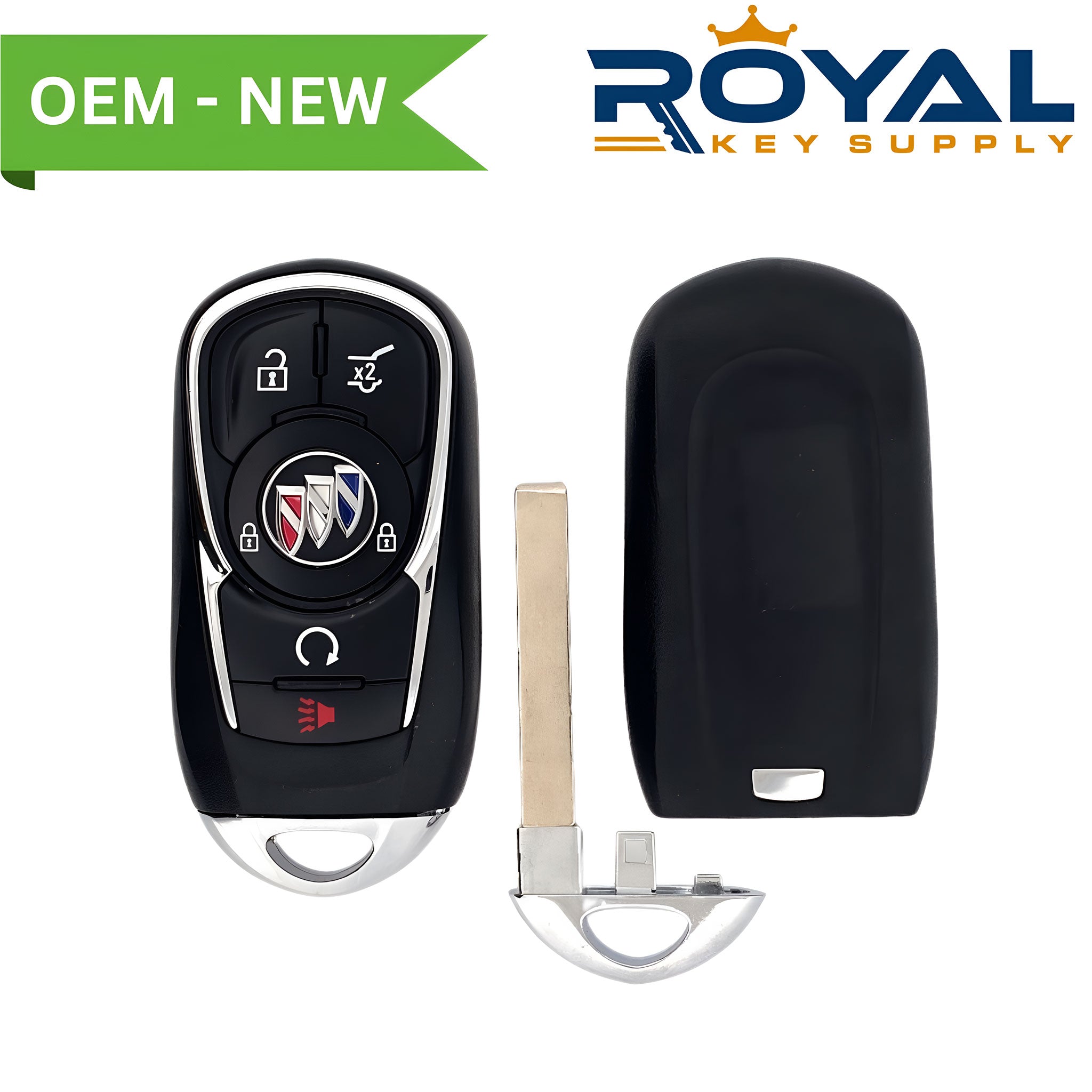 Buick New OEM 2018-2020 Enclave, Regal, Encore GX Smart Key 5B Hatch/Remote Start FCCID: HYQ4EA PN# 13521090 - Royal Key Supply