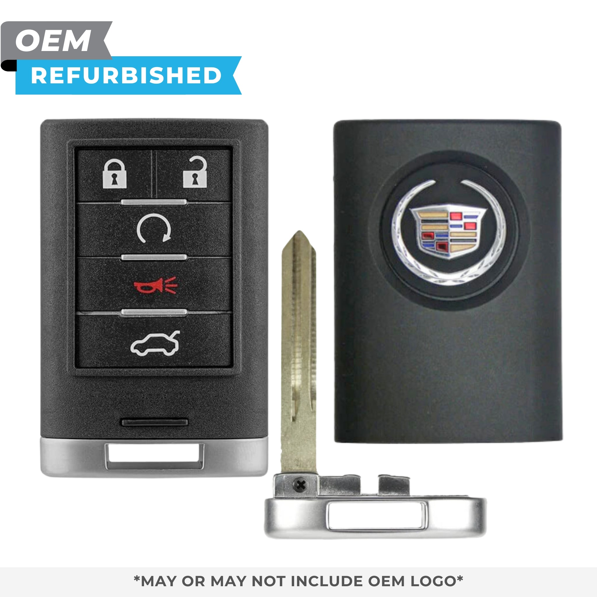 Cadillac Refurbished 2008-2014 STS, CTS Smart Key 5B Trunk/Remote Start FCCID: M3N5WY7777A PN# 25943677