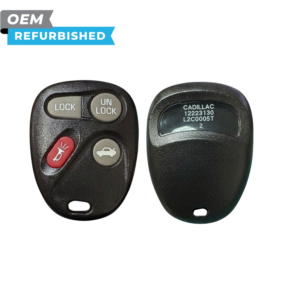 Copia de Cadillac reacondicionado 2003-2007 CTS, SRX (Memoria 2) Control remoto de entrada sin llave 4B FCCID del maletero: L2C0005T PN# 12223130-50, 12223134