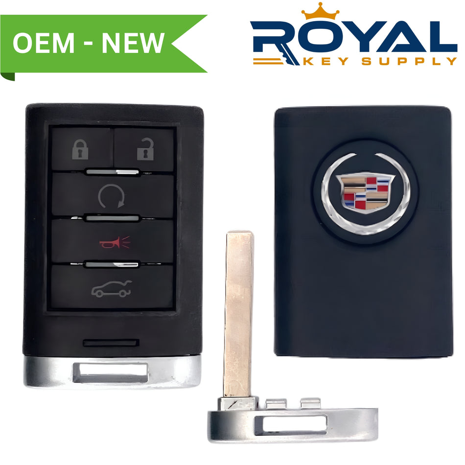 Cadillac New OEM 2013-2015 ATS, XTS, ELR Smart Key 5B Trunk/Remote Start FCCID: NBG009768T PN# 22856930 - Royal Key Supply