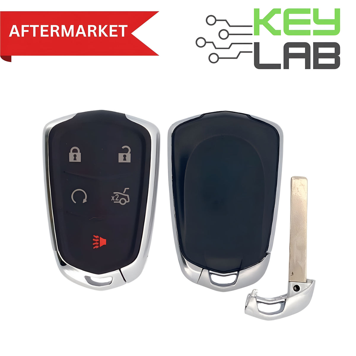 Cadillac Aftermarket 2014-2019 ATS, CTS, XTS Smart Key 5B Trunk/Remote Start FCCID: HYQ2AB PN# 13598530 - Royal Key Supply