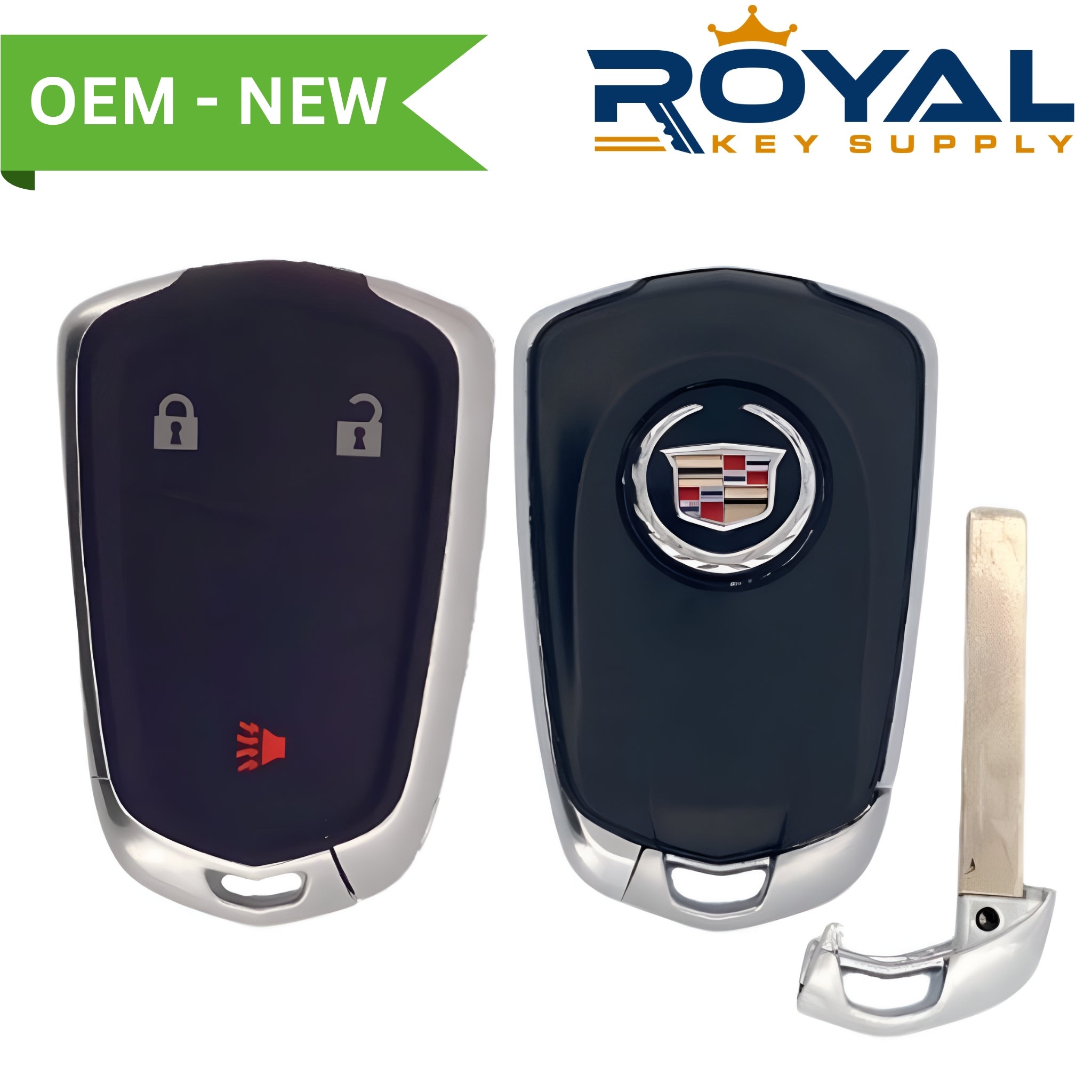 Cadillac New OEM 2015-2016 SRX Smart Key 3B Hatch FCCID: HYQ2AB PN# 13580797 - Royal Key Supply