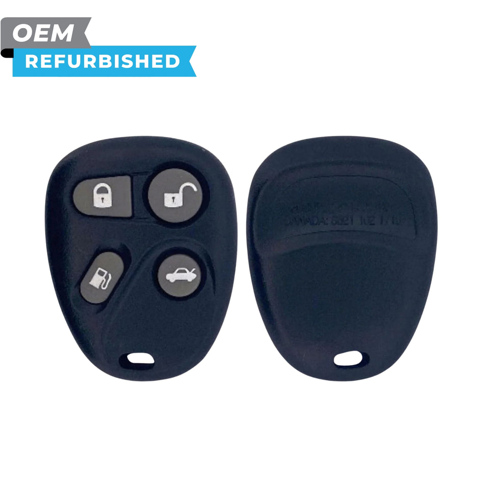 Cadillac Refurbished OEM 1996-1999 DeVille Keyless Entry Remote (Memory 2) 4 Button FCCID: AB01602T PN# 16259829