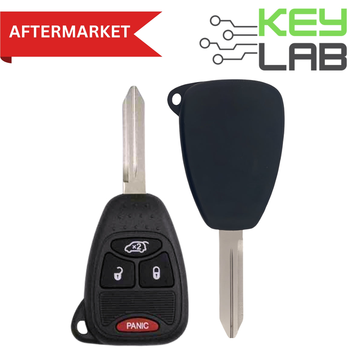 Chrysler Aftermarket 2006-2014 PT Cruiser, 200, 300, Sebring Remote Head Key 4B Hatch FCCID: OHT692427AA PN# 56040652AD