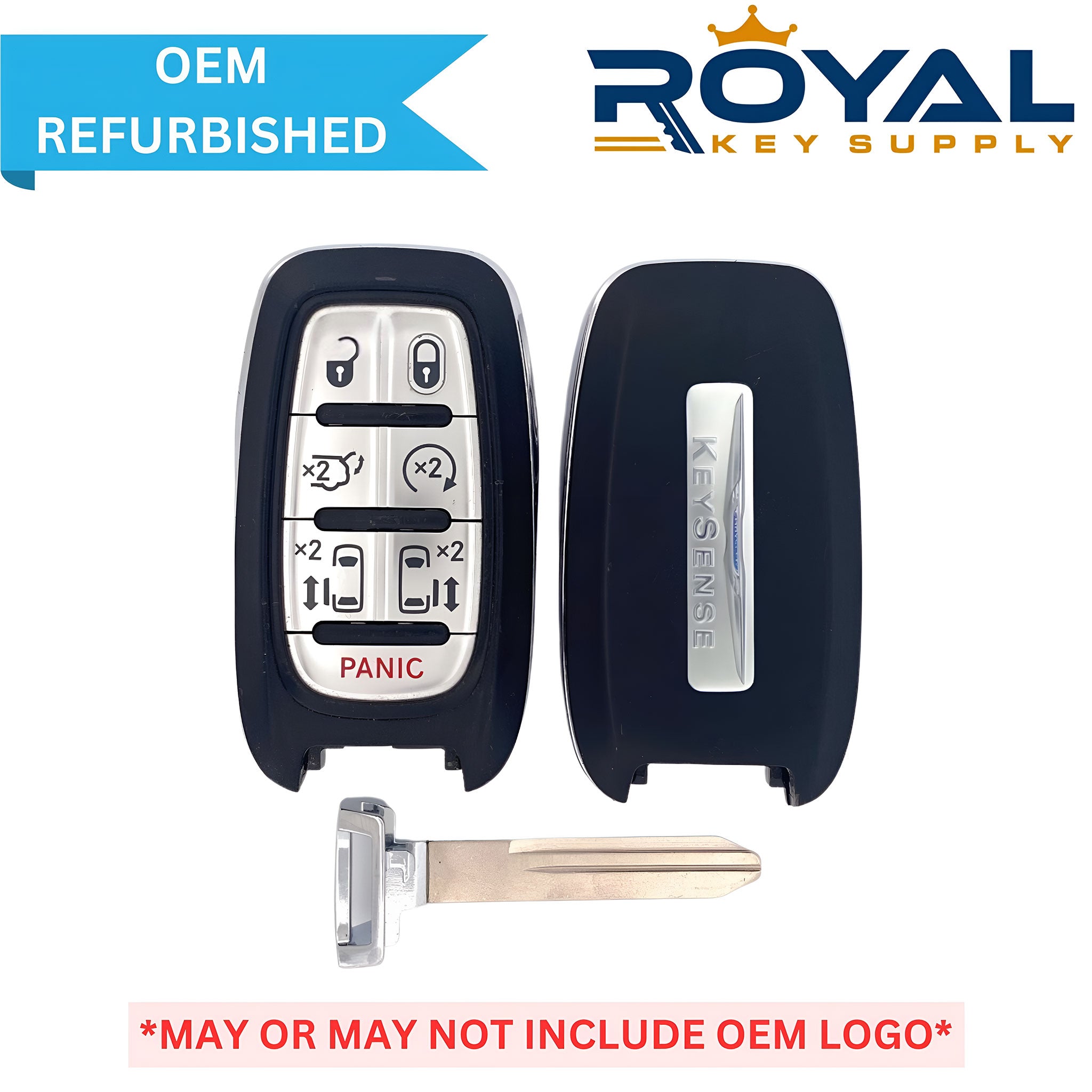 Chrysler Refurbished 2017-2020 Pacifica Keysense Smart Key 7B Hatch/Remote Start/Power Doors FCCID: M3N-97395900 PN# 68238689AC - Royal Key Supply