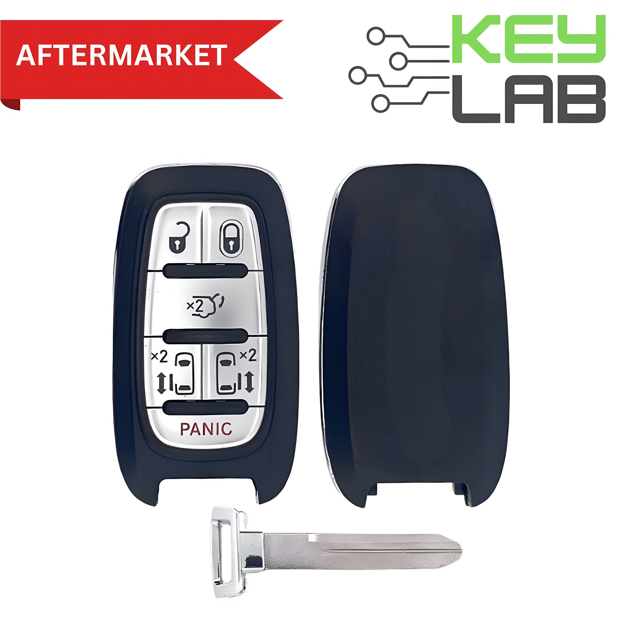 Chrysler Aftermarket 2017-2020 Pacifica Smart Key 6B Hatch/Power Doors FCCID: M3N-9739590 PN# 68241532AC - Royal Key Supply