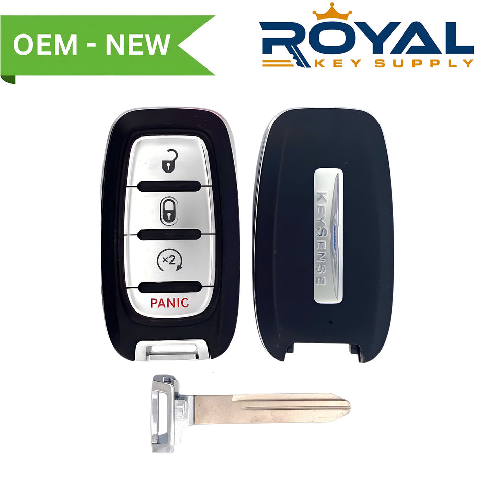 Chrysler New OEM 2019-2020 Pacifica, Voyager (w/ Keysense) Smart Key 4B Remote Start FCCID: M3N-97395900 PN# 68419652AC - Royal Key Supply