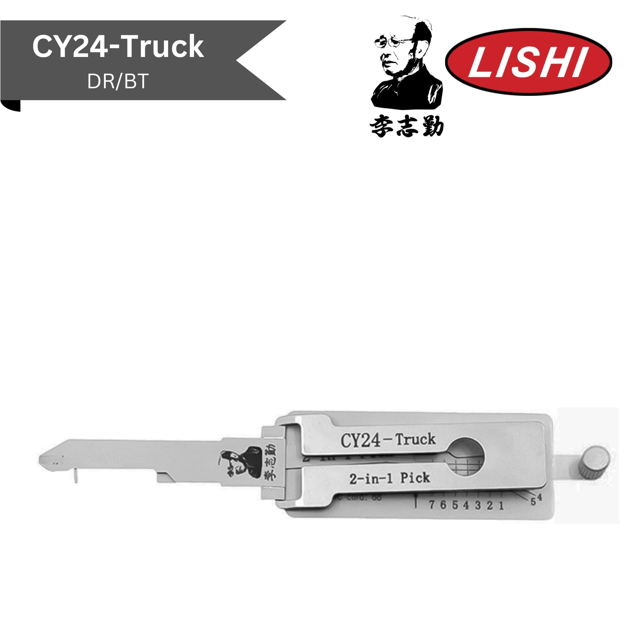 Original Lishi - Chrysler CY24 Truck - 2-In-1 Pick/Decoder - AG - Royal Key Supply