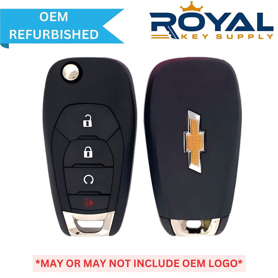 Chevrolet Refurbished 2019-2024 Cruze, Trailblazer Remote Flip Key 4B Remote Start FCCID: LXP-T004 PN# 13530746 - Royal Key Supply