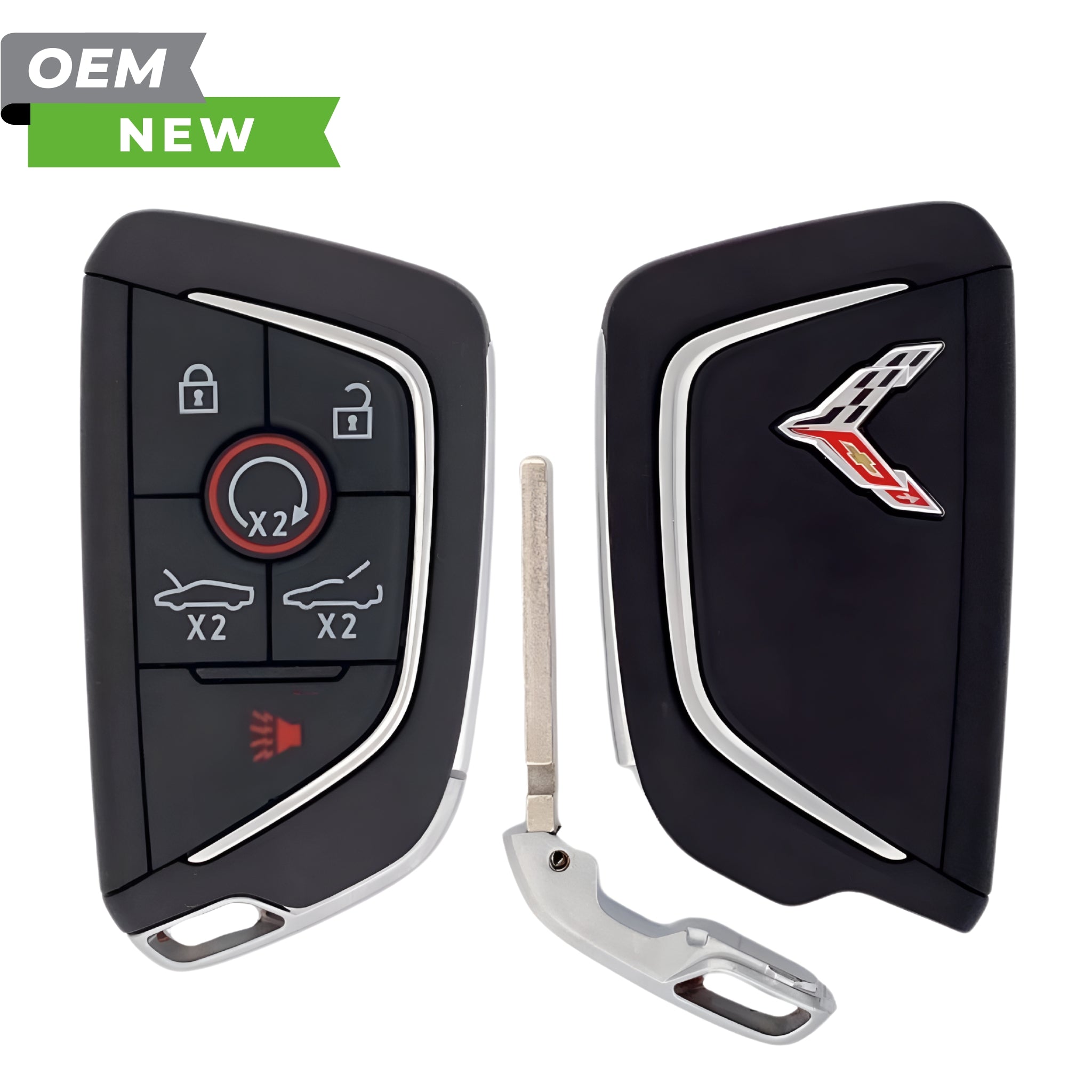 Chevrolet New OEM 2020-2025 Corvette C8 Smart Key (Chrome) 6B