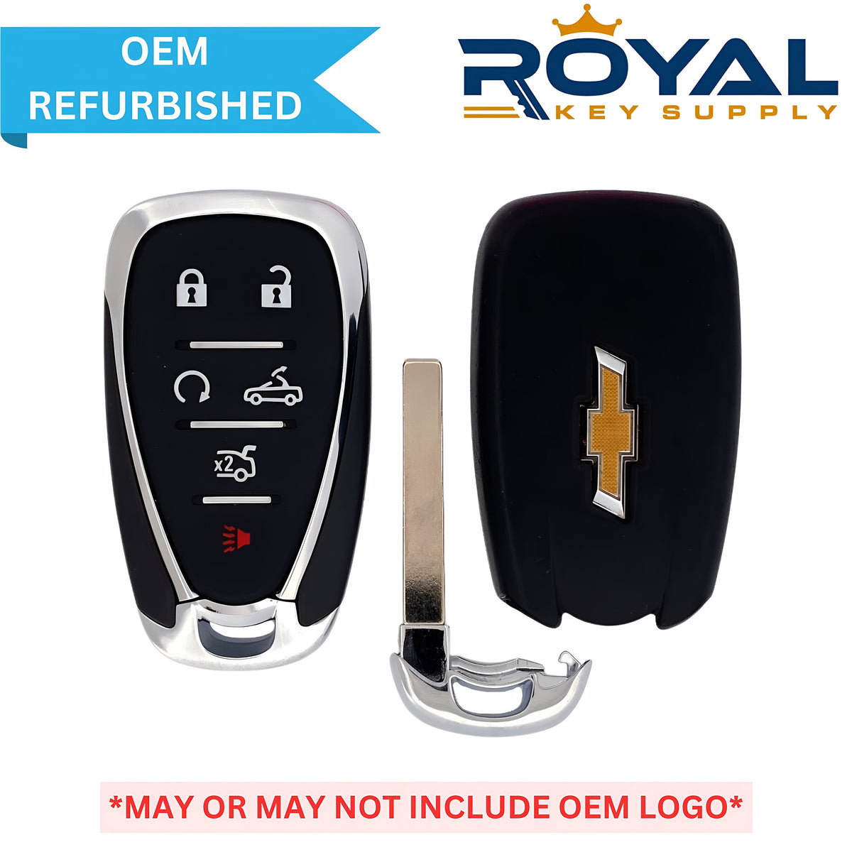 Chevrolet Refurbished 2021-2023 Camaro Smart Key 6B Trunk/Remote Start/Drop-Top FCCID: HYQ4ES PN# 13522886 - Royal Key Supply