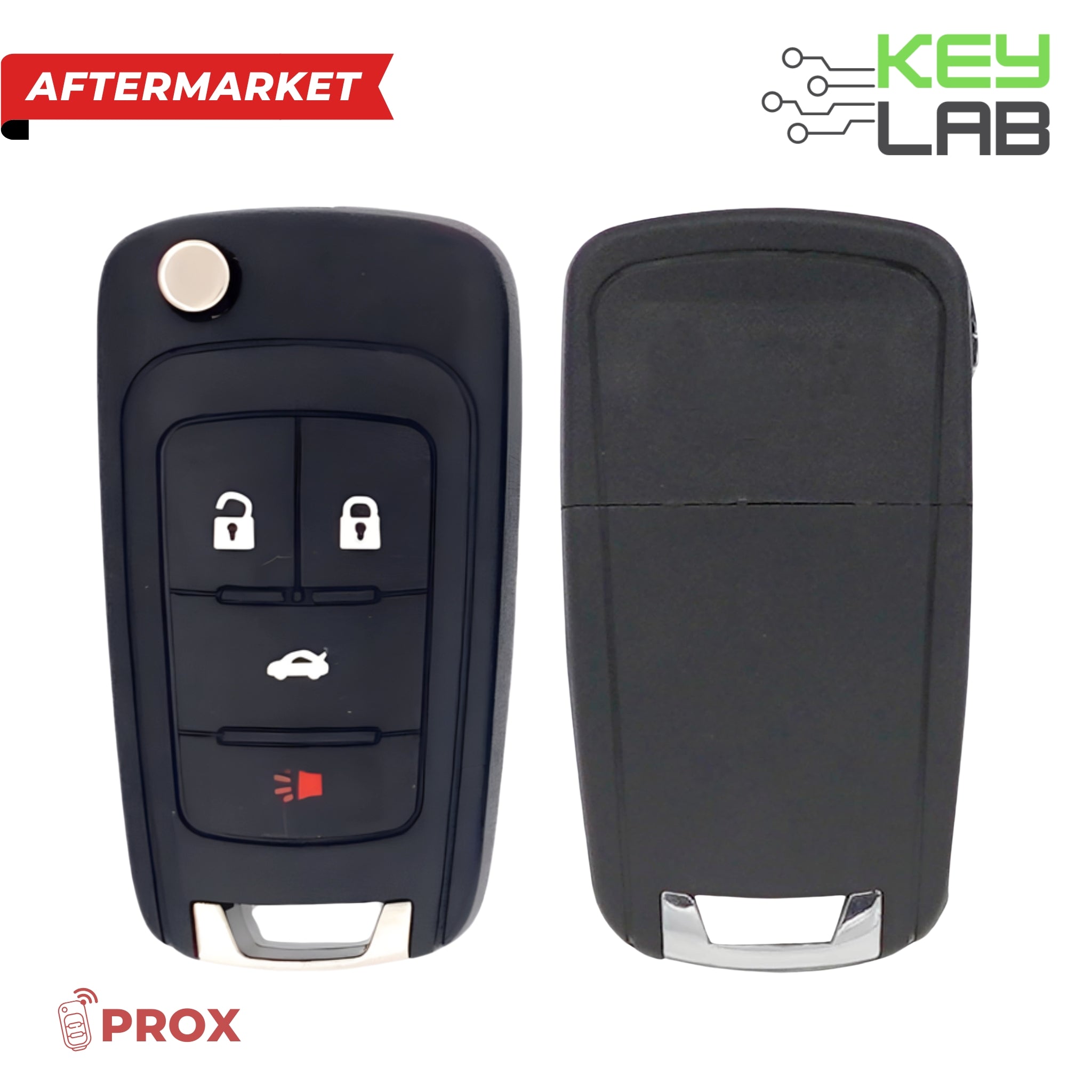 Chevrolet Aftermarket 2011-2018 Cruze, Impala Remote Flip Key (PEPS) 4B Trunk FCCID: OHT05918179 PN# 13500318