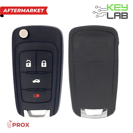Chevrolet Aftermarket 2011-2018 Cruze, Impala Remote Flip Key (PEPS) 4B Trunk FCCID: OHT05918179 PN# 13500318