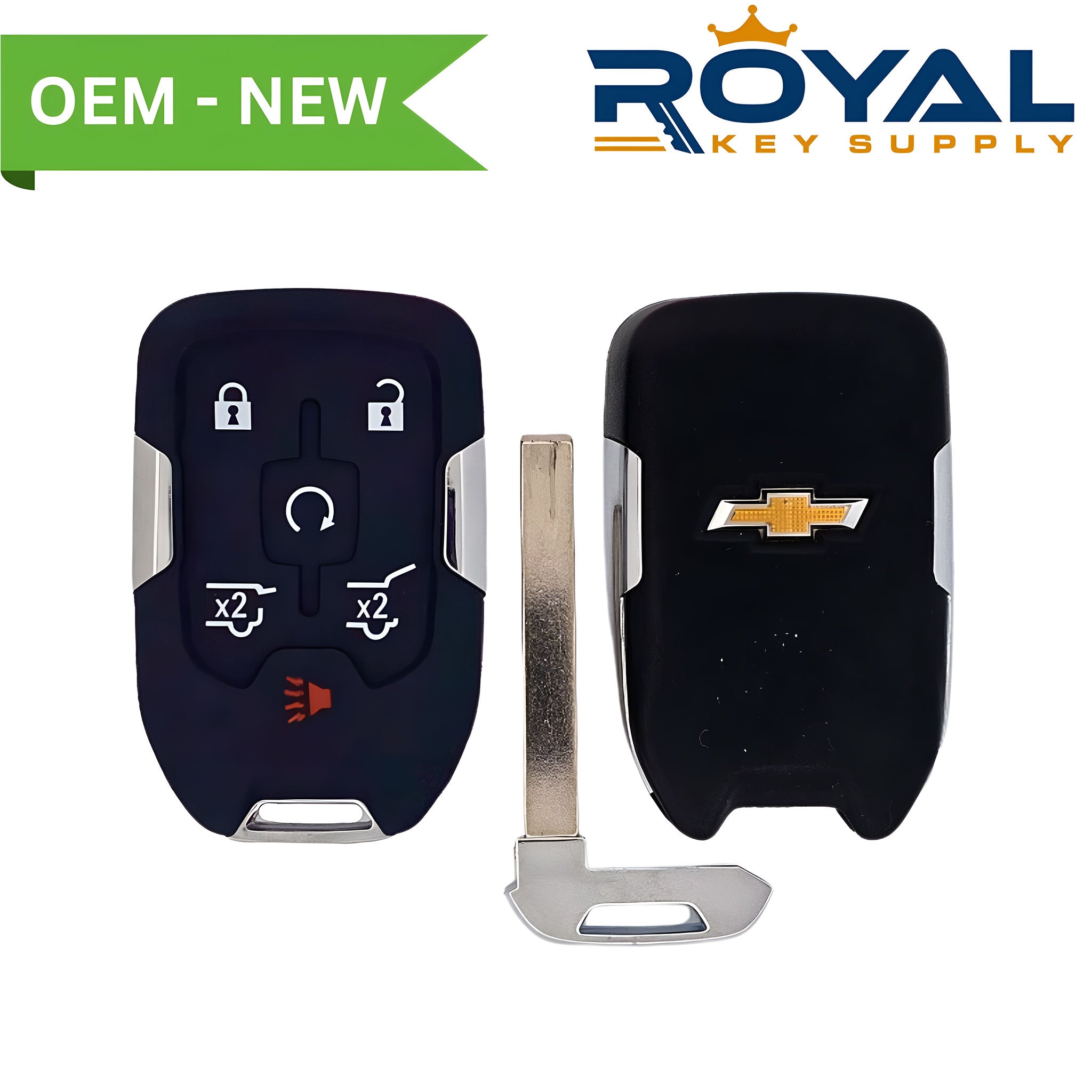 Chevrolet New OEM 2015-2020 Suburban, Tahoe Smart Key 6B Hatch/Hatch Glass/Remote Start FCCID: HYQ1AA PN# 13508278 - Royal Key Supply