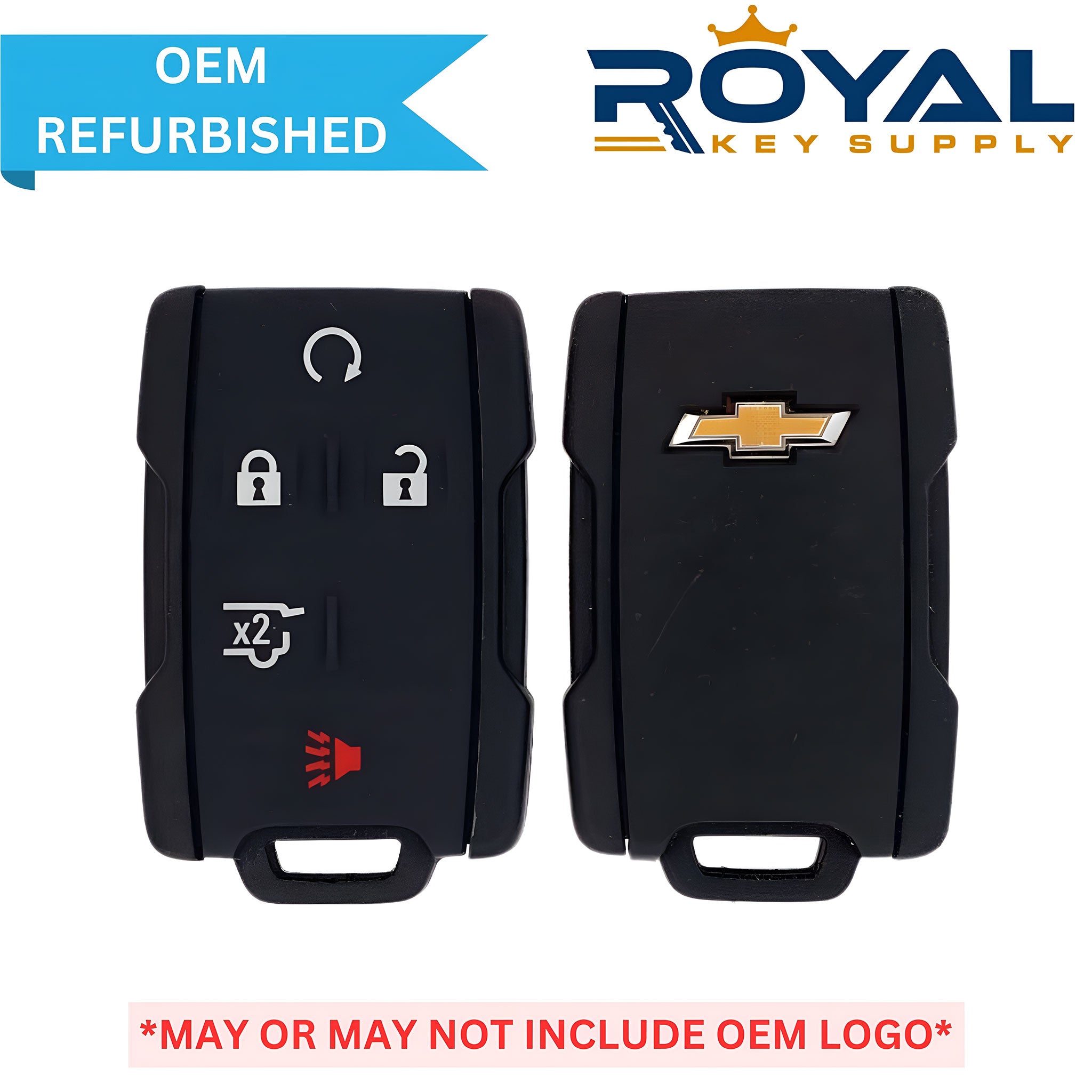 Chevrolet Refurbished 2015-2020 Suburban, Tahoe Keyless Entry Remote 5B Hatch Glass/Remote Start FCCID: M3N32337100 PN# 13580081 - Royal Key Supply