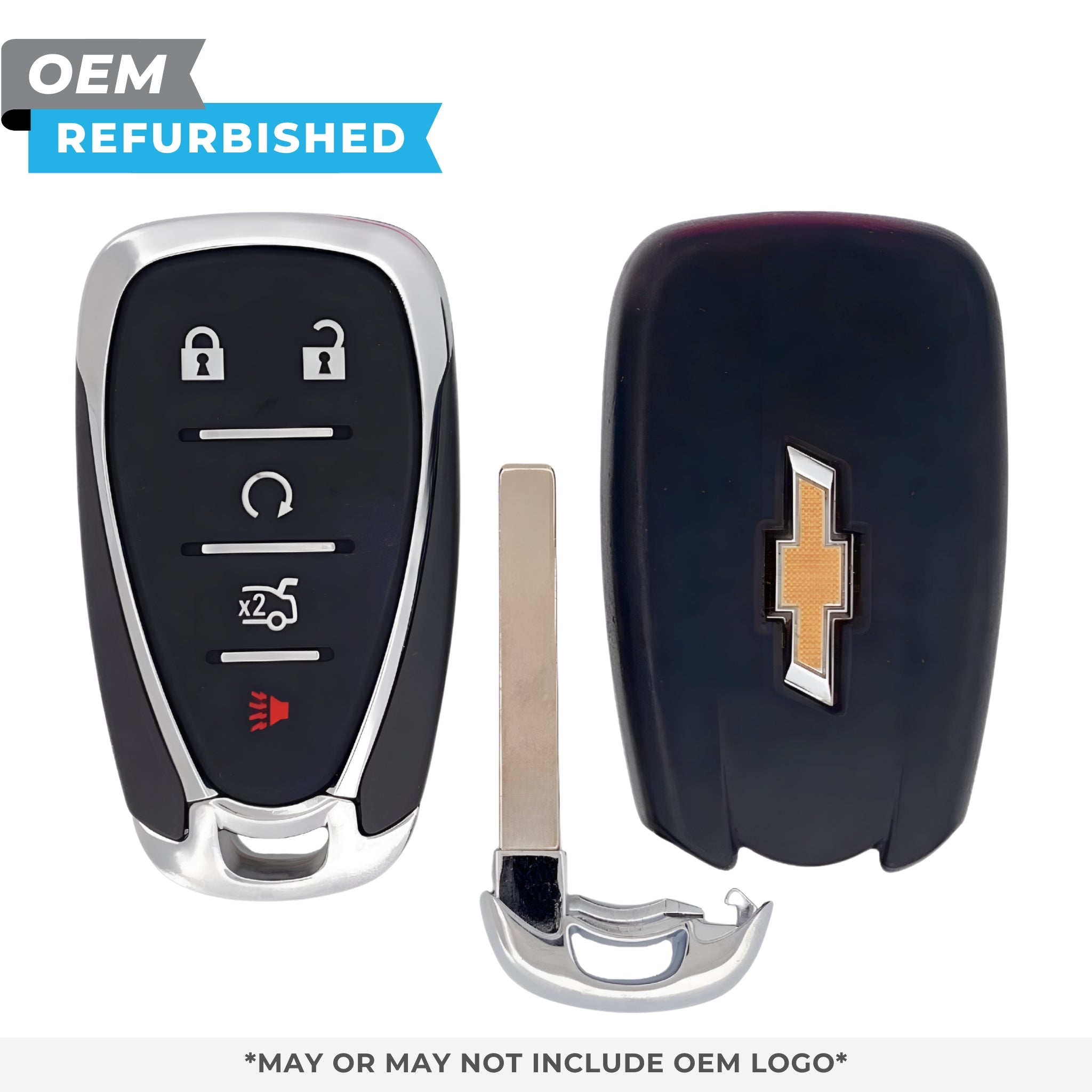 Chevrolet Refurbished 2016-2025 Camaro, Cruze, Malibu Smart Key 5B Trunk/Remote Start FCCID: HYQ4EA PN# 13589533, 13508769, 13584497
