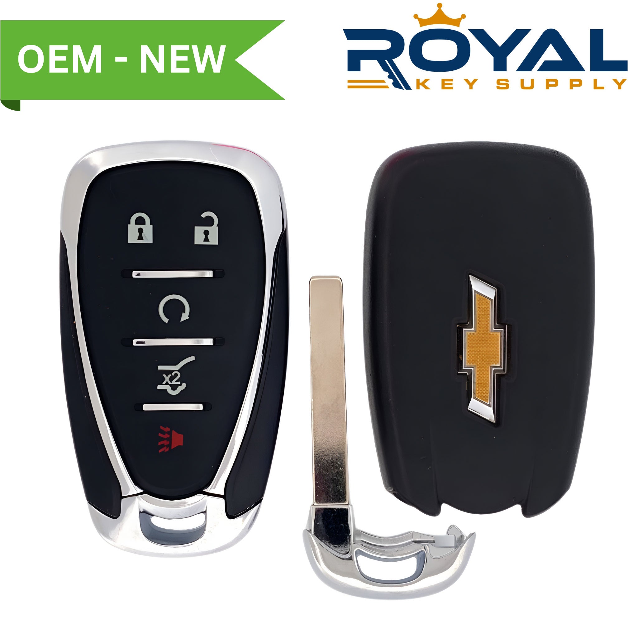 Chevrolet New OEM 2018-2021 Equinox Smart Key 5B Remote Start/Hatch FCCID: HYQ4AA PN# 13584498 - Royal Key Supply