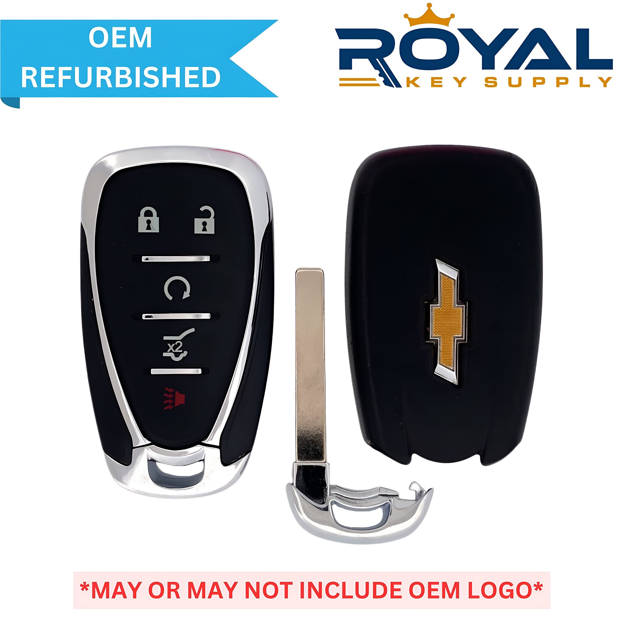 Chevrolet Refurbished 2018-2021 Equinox Smart Key 5B Remote Start/Hatch FCCID: HYQ4AA PN# 13584498 - Royal Key Supply