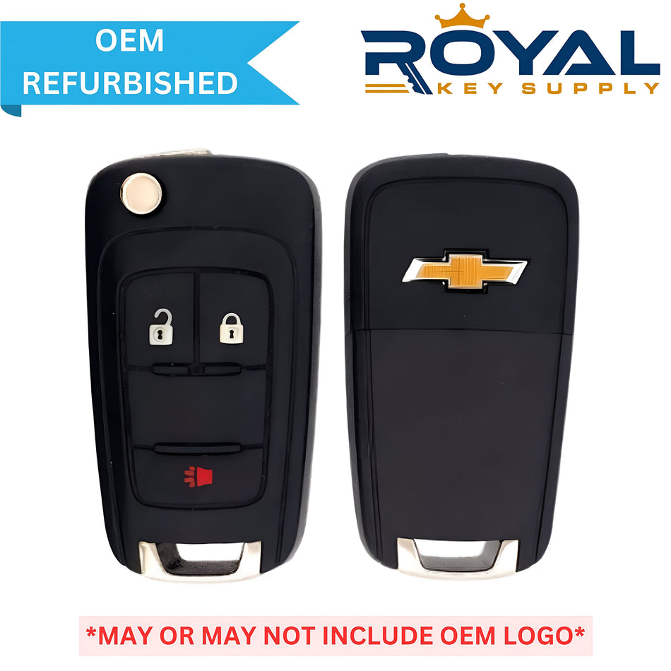 Chevrolet Refurbished 2012-2018 Sonic, Impala, Spark Remote Flip Key 3B FCCID: KR55WK50073 PN# 13579221 - Royal Key Supply