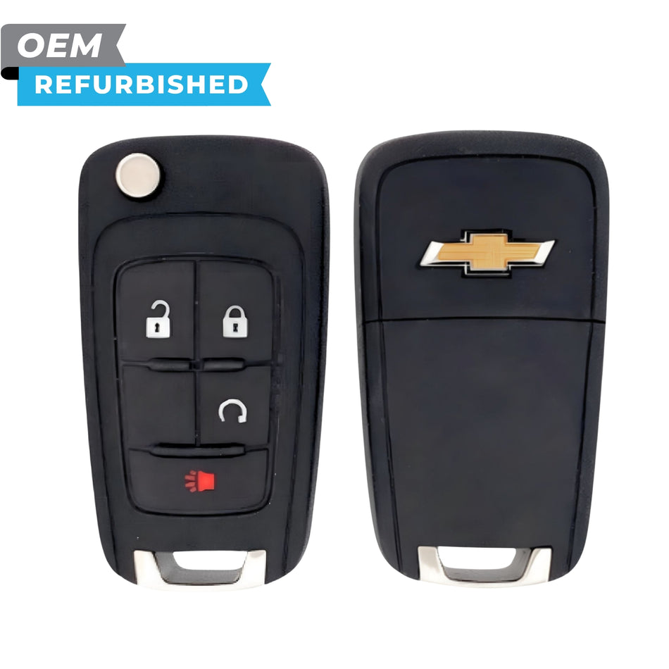 Chevrolet Refurbished OEM 2010-2019 Equinox Remote Flip Key 4 Button FCCID: OHT01060512 PN# 20835404