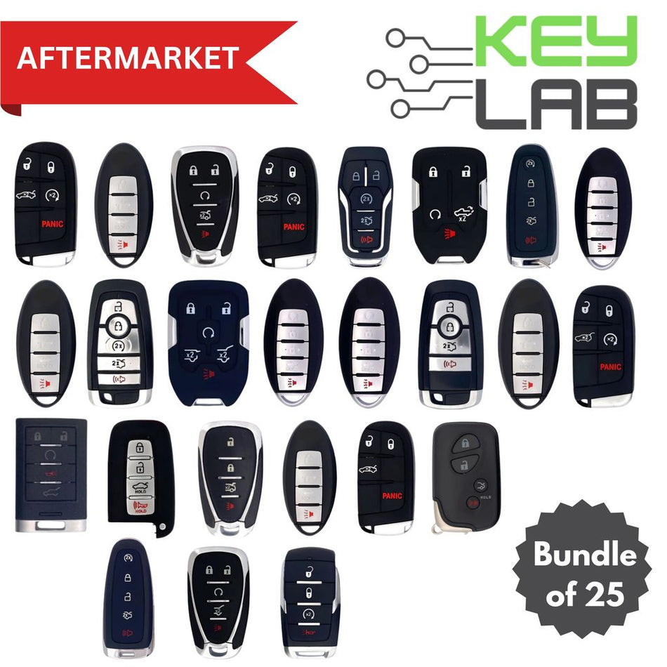 Locksmith Starter Kit - Smart Key Pack (Bundle of 25)