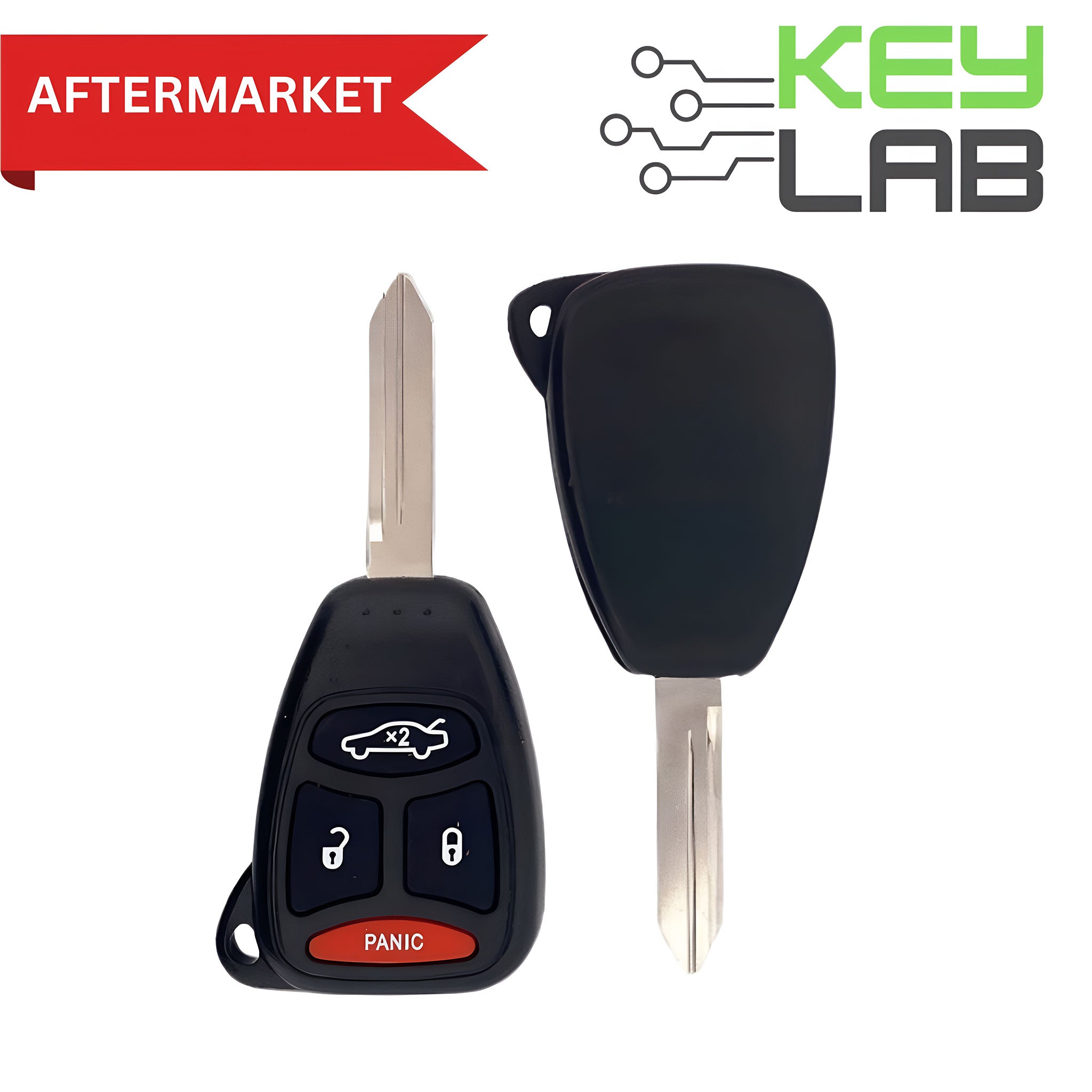 Dodge Aftermarket 2006-2007 Durango, Charger Remote Head Key 4B Trunk FCCID:  KOBDT04A PN# 05183349AA - Royal Key Supply