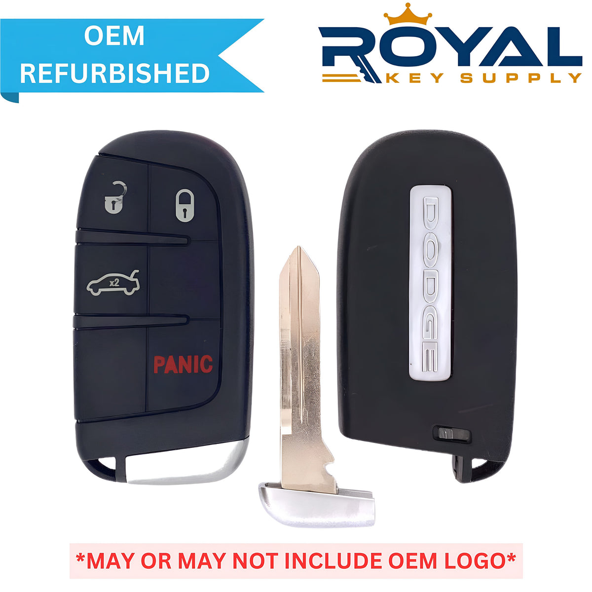 Dodge Refurbished 2011-2021 Charger, Challenger Smart Key 4B Trunk FCCID:  M3N40821302 PN# 68051387AC - Royal Key Supply