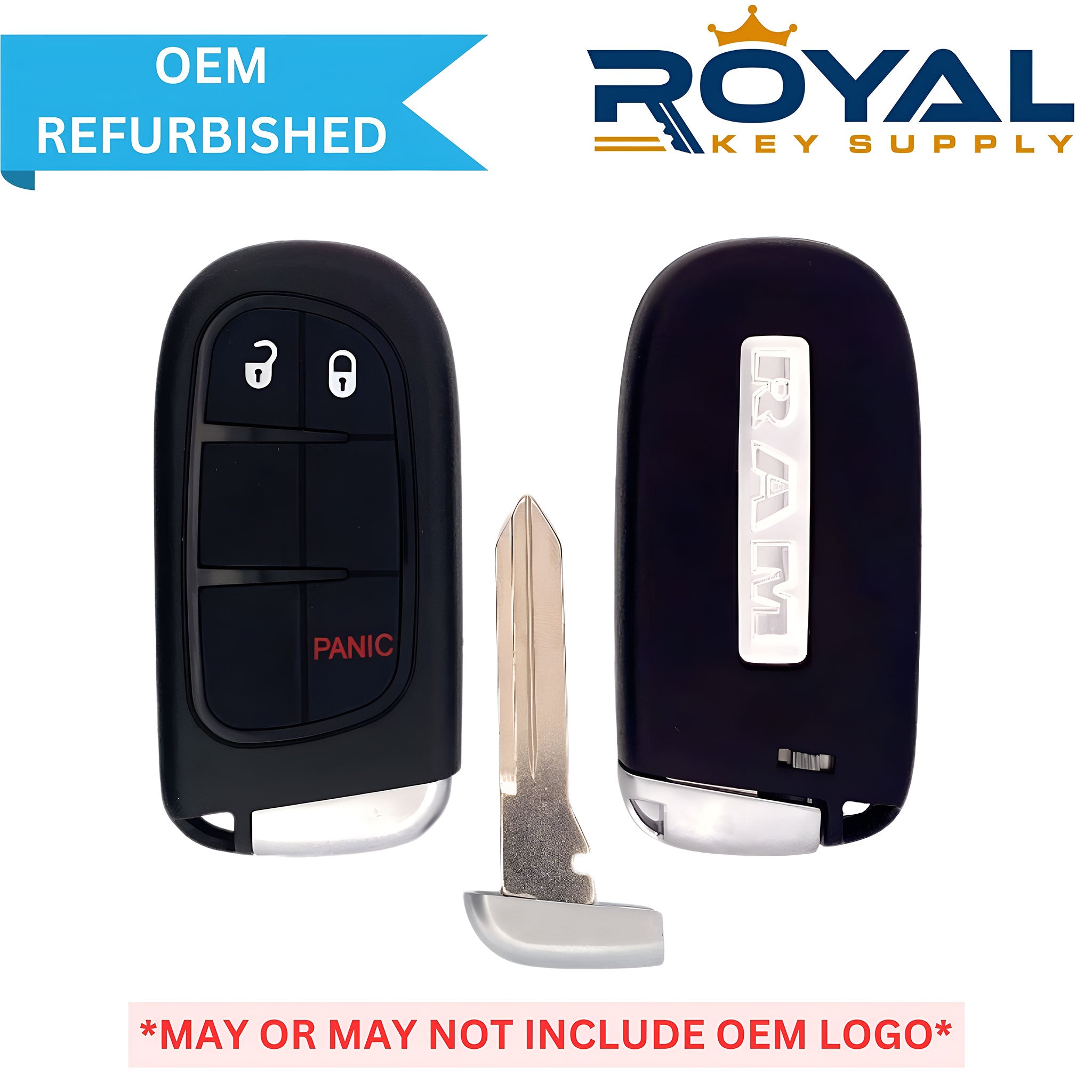 RAM Refurbished 2013-2018 1500-5500 Smart Key 3B FCCID: GQ4-54T PN# 56046954AG - Royal Key Supply