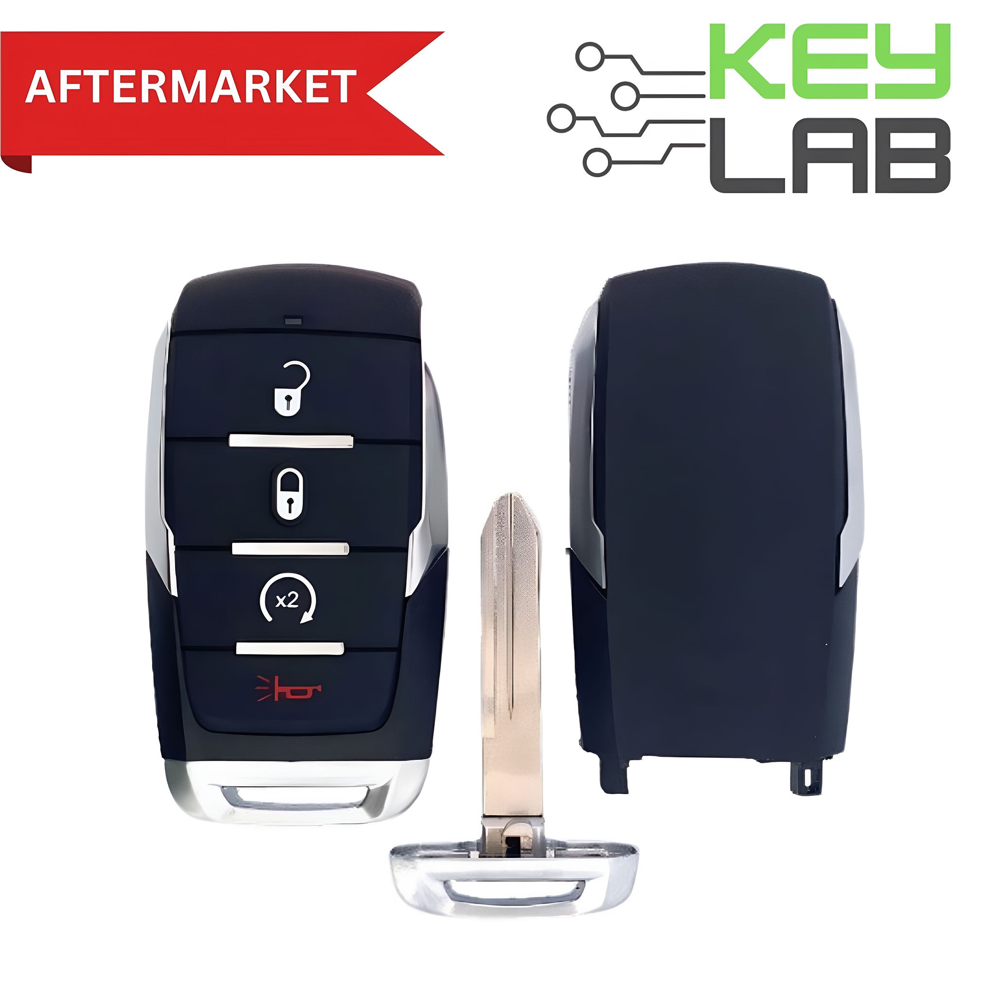 RAM Aftermarket 2019-2023 1500 Smart Key 4B Remote Start FCCID: OHT-4882056 PN# 68291689AD - Royal Key Supply