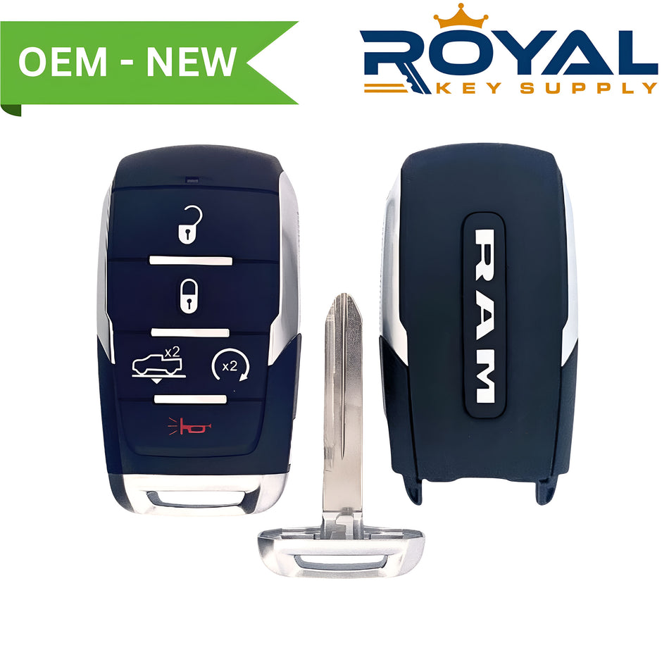 Dodge New OEM 2019-2021 Ram Smart Key 5B Air Suspension/Remote Start FCCID: OHT-4882056 PN# 68291690AD - Royal Key Supply