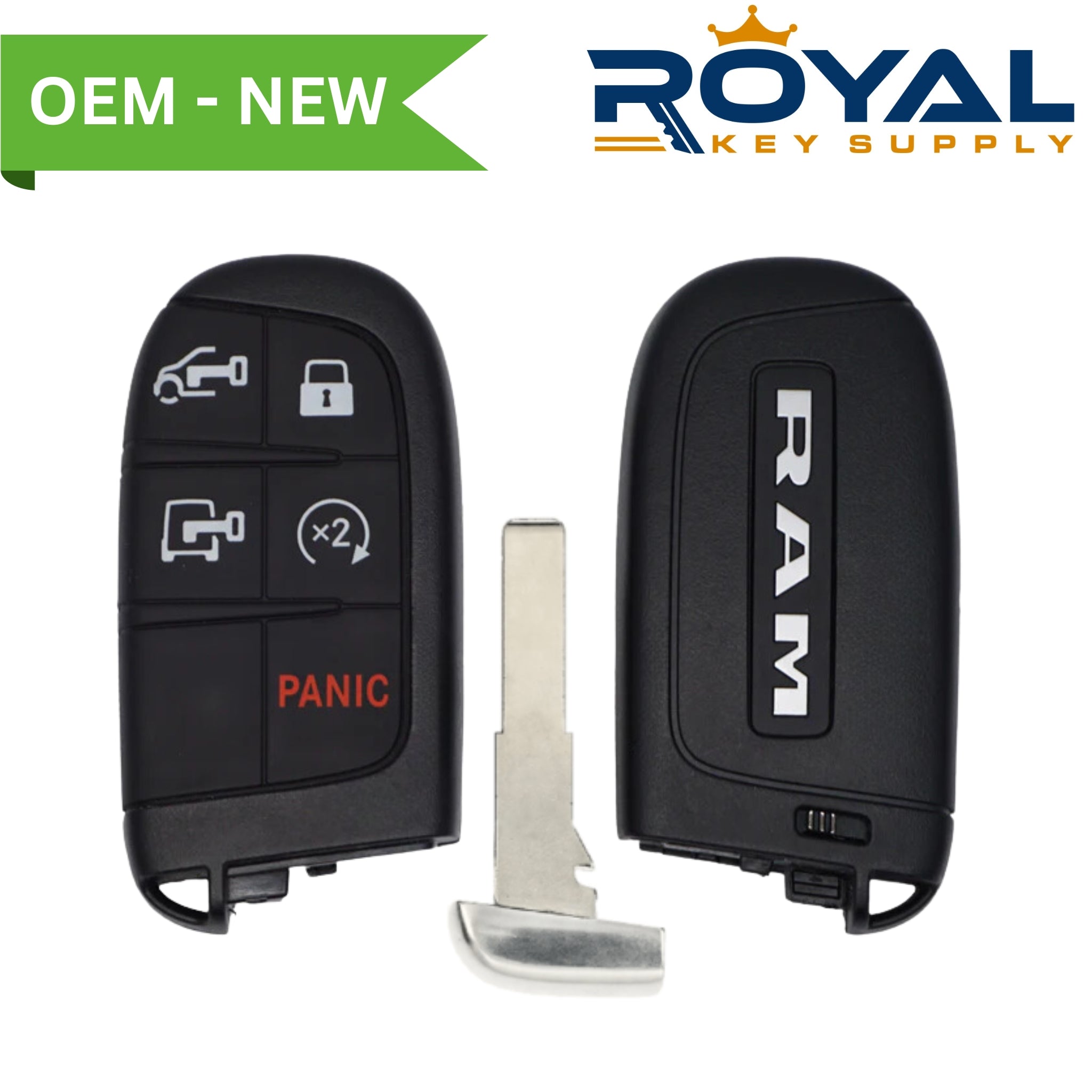 RAM New OEM 2022-2023 Promaster Smart Key 5B Rear Door Unlock/Remote Start FCCID: M3N-40821302 PT# 7FF25LXHAB