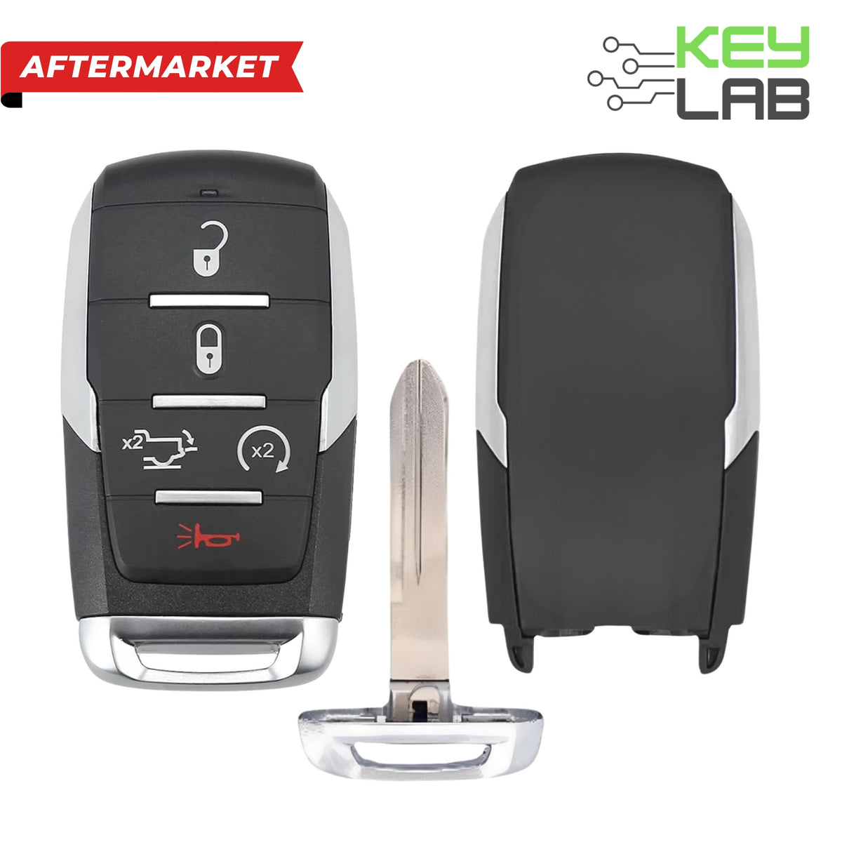 RAM Aftermarket 2025 1500 Smart Key 5B Remote Start/Tailgate FCCID: OHT-4882056 PN# 68523814AA