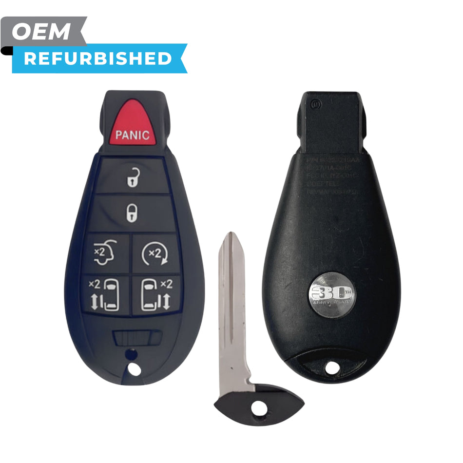 Dodge Refurbished OEM 2008-2017 Grand Caravan Fobik Key 7B FCCID: IYZ-C01C PN# 68223219AA