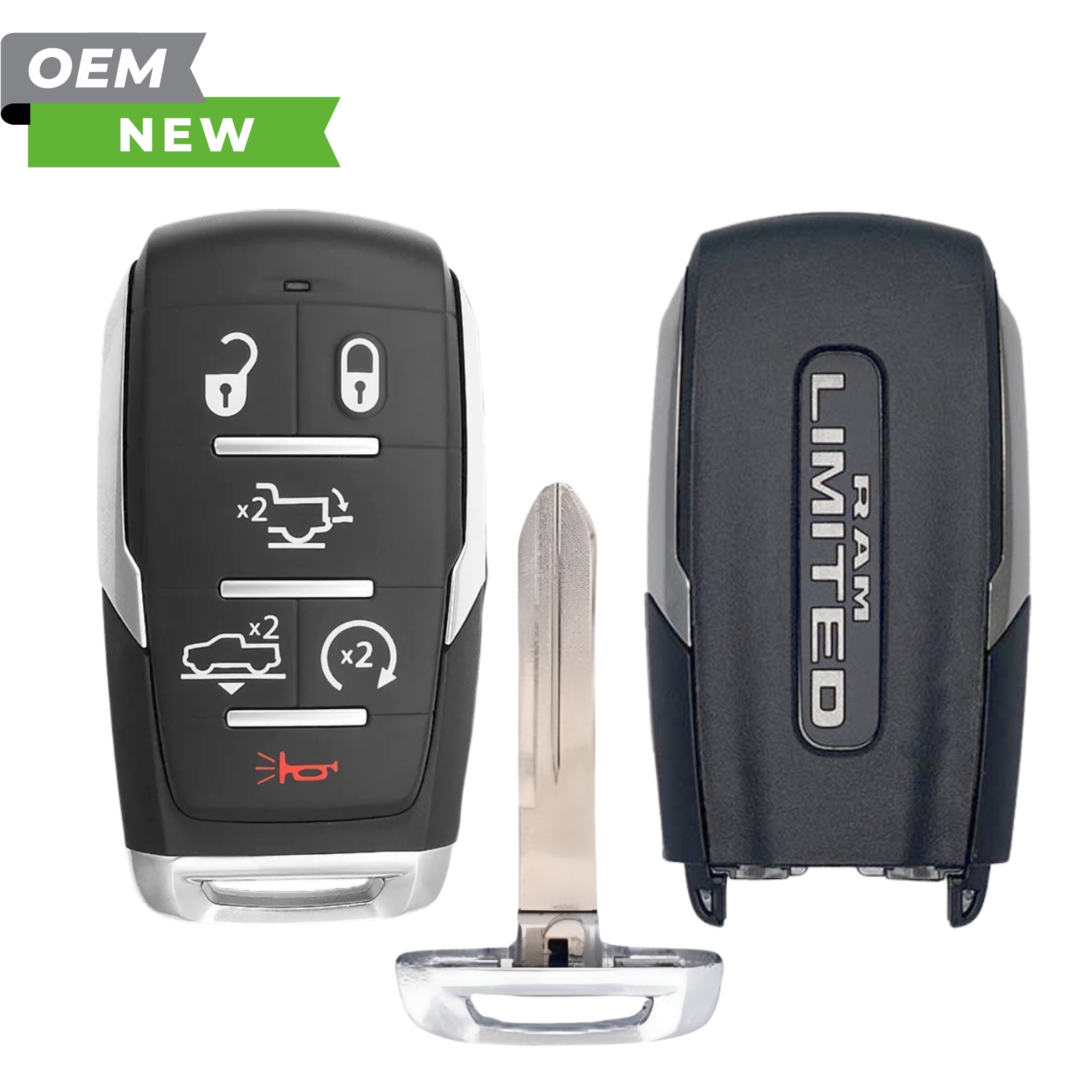 Dodge New OEM 2025 Ram 1500 Limited Smart Key 6B Remote Start FCCID: OHT4882056 PN# 68523822AA