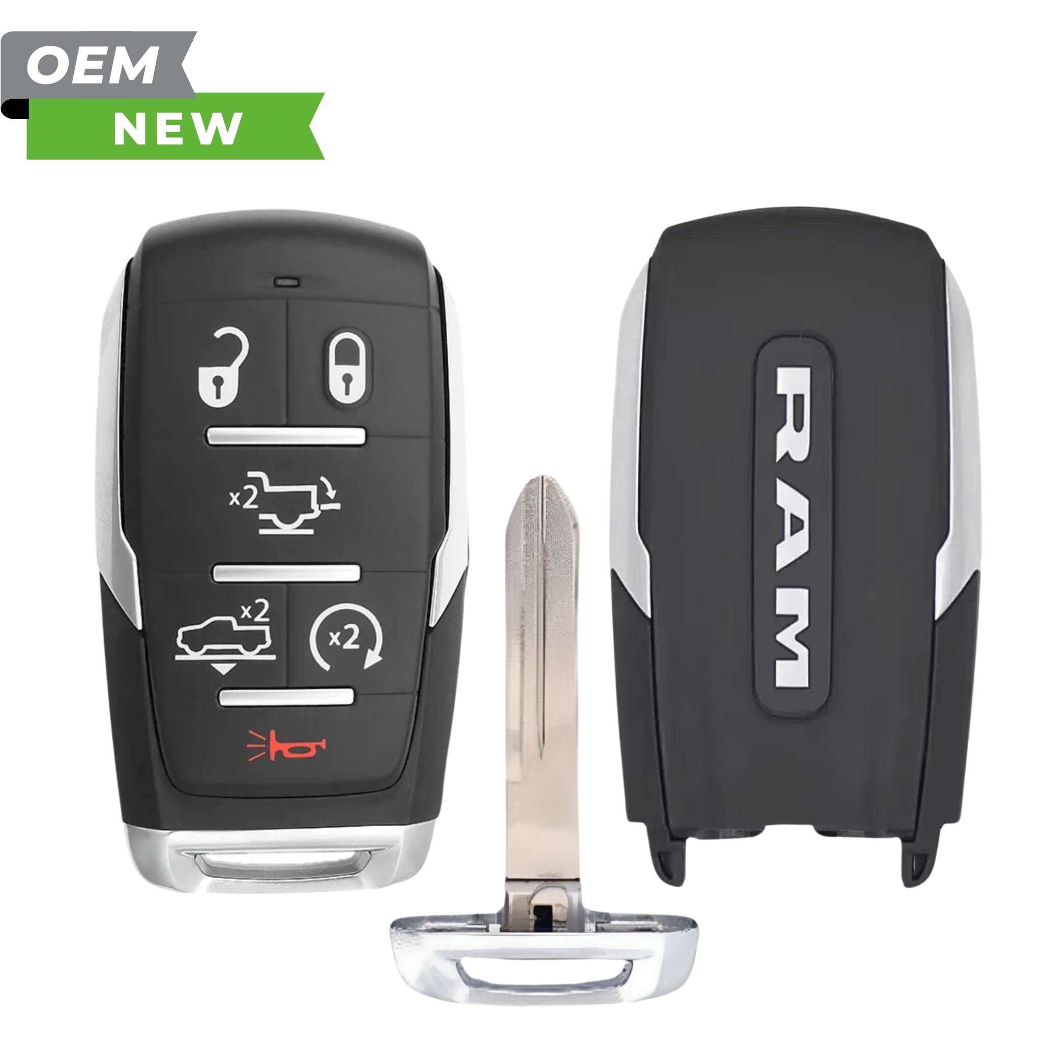 Dodge New OEM 2025 Ram 1500 Pickup Smart Key 6B Remote Start FCCID: OHT4882056 PN# 68523815AA
