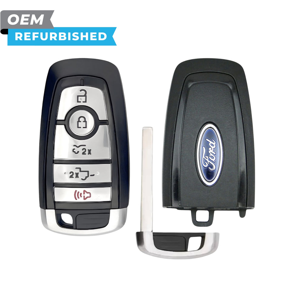 Llave inteligente OEM reacondicionada para Ford F-150 Lightning BEV 2024-2025 de 5 botones con portón trasero/maletero delantero, FCCID: M3N-A3C108397, N.º de pieza: 5946268